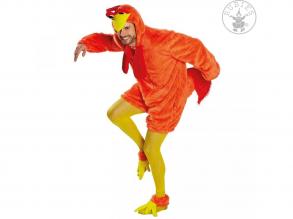 Crazy Chicken orange Herren Kostüm