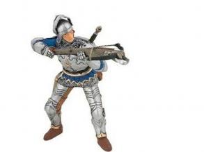 Papo Armbrustschütze mit Rüstung, Spielfigur, blau