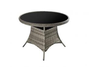 Round dining table Moderno light gray