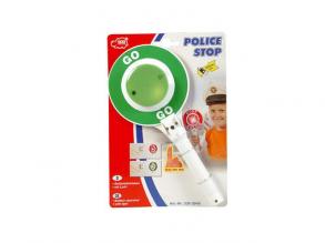 Dickie-Spielzeug 203393045 - Police Stop, Polizeikelle mit Licht