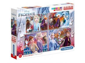 Clementoni Frozen 2 Puzzel 20-60-100-180 Merchandising Ufficiale