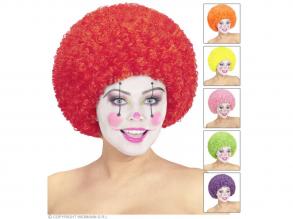Clown-Perücke, Afro-Look, Lockenkopf, in 6 Farben sortiert
