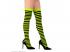 STRIPED OVER THE KNEE SOCKSNEON YELLOW - 70 DEN