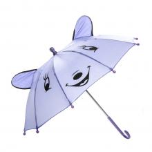 Glückliche Tiere Regenschirm-lila