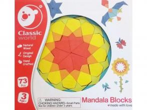 Holz-Puzzle Mandala Blocks