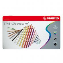 Stabilo Aquacolor Metallbox, 36pcs
