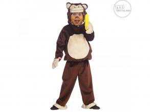 Affe Plüsch Unisex Kostüm für Kinder