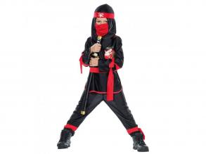 Schattenkrieger schwarz/rot Kinder Männlich Kostüme