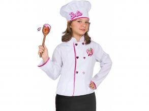 KIT BARBIE CHEF - TG UNICA 6-10 ANNI Kostüm für Mädchen Mädchen/6-10 Jahre