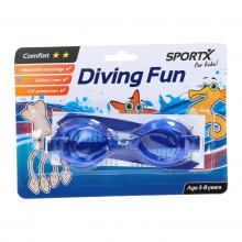 Ausgestattet Kinder schwimmen Schutzbrille Komfort-blau