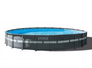 Frame Pool Set Ultra Rondo XTR O 732 x 132 cm, Pool, Sandfilter, Abdeckplane, B.plane, S.leiter, GS
