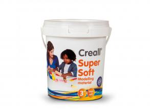 Creall Supersoft Clay 5 Farben, 450gr.