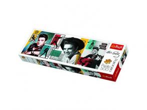 trefl 29510 Panorama-Puzzle Elvis Presley 500 Teile, Mehrfarbig