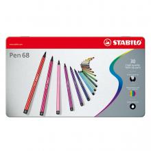 Stabilo Pen 68 in Metallbox, 30kl.