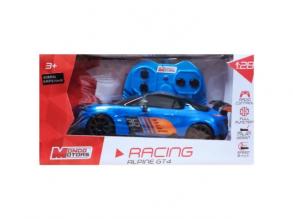 Mondo Motors - Renault Alpine GT4 - Modelljahr 1:28 - bis 10 km/h Geschwindigkeit - Spielzeugauto