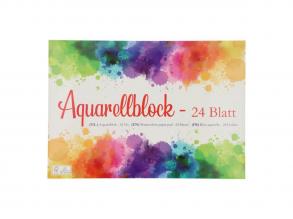 Aquarellblock A4, 24 Blatt