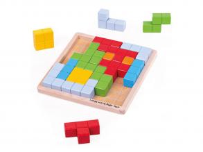 Bigjigs Holzblock-Puzzle-Muster
