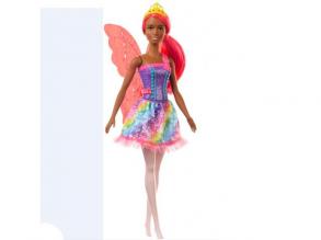 Barbie GJK01 - Dreamtopia Fee (AA) mit Flügeln und Diadem, Spielzeug ab 3 Jahren