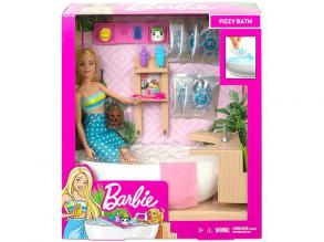 Barbie GJN32 - Wellnesstag Puppe (blond) und Spielset