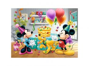 Puzzle 30 Myszka Miki Tort urodzinowy