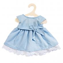 Puppen Kleid-blau, 28-33 cm