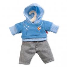 Puppe Jogging Outfit-blau, 28-33 cm