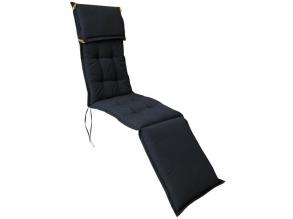 Premiumpolster "Manhattan" Anthrazit, für Deckchair, B/T/H 189x44x8 cm