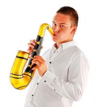 Aufblasbares Saxophon