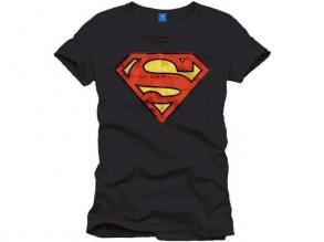 Superman T-Shirt Logo  Größe M