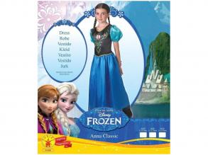 Rubies offizielles Kinderkostüm Anna aus dem Disney-Film Frozen, geeignet für Kinder von