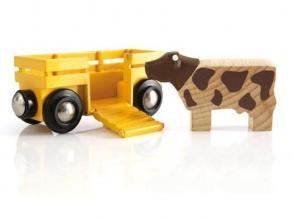 Brio 33406 - Tierwagen mit Kuh