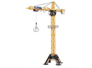 Dickie Mega Crane, Kabel-Fernsteuerung, links, rechts, auf, ab, Zubehör, 120 cm, gelb/schwarz...