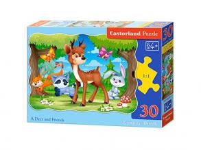 Castorland B-03570-1 Puzzle A Deer and Friends, 30 Teile