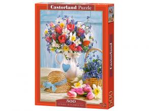Castorland Puzzle 500 pièces : Fleurs de Printemps en vase