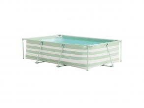Swim Essentials Luxus-Pool mit grünen Streifen, 300 cm