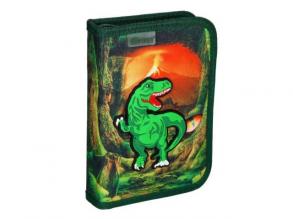 Schüler-Etui 3D "T-Rex", 1 Zipp, 50-Teilig
