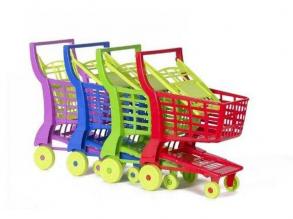 Kinder Einkaufswagen aus Kunststoff ab 5 Jahre