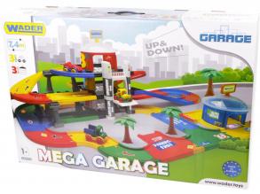 Wader Mega Garage - 3-stöckige Garage mit Aufzug, 7,4 m Straßen, 3 Fahrzeuge