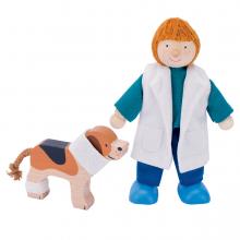 Dollhouse Doll Tierarzt mit Hund