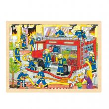 Hölzerne Jigsaw Puzzle-Feuerwehr, 48st.