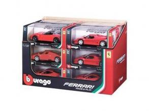 Bburago 15646100 BB 1:32 Ferrari Display, Rot