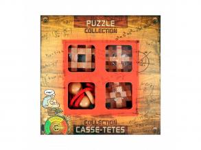 Wooden Brain Puzzles Extreme, 4-tlg.
