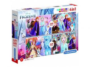 Puzzle Clementoni Super Color Disney Frozen II, 2x60 & 2x20 Teile