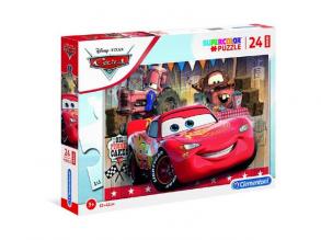 Clementoni 24203 Supercolor Puzzle, Maxi 24 Disney Cars