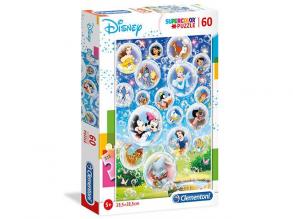 Clementoni 26049 Clementoni-26049-Supercolor Puzzle-Disney Classic-60 Teile, Mehrfarben, 60pezzi