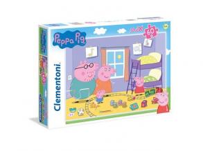 Clementoni 26438 – Peppa Pig Maxi Puzzle, 60 Stück