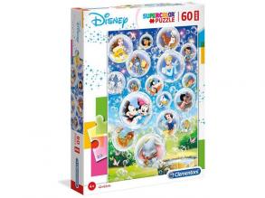 Clementoni 26448 Clementoni-26448-Supercolor Puzzle-Disney Classic-60 Maxi Teile, Mehrfarben