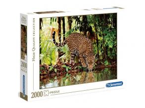 Clementoni 32537" Leopard-Puzzle 2000 Teile-High Quality Collection