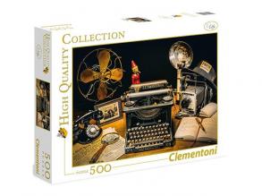 Clementoni 35040.7 - Puzzle "High Quality Kollektion - Die Schreibmaschine", 500 Teile