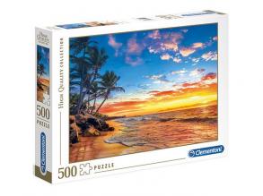 Clementoni 35058 Puzzle 500 Teile-Paradies-Strand
